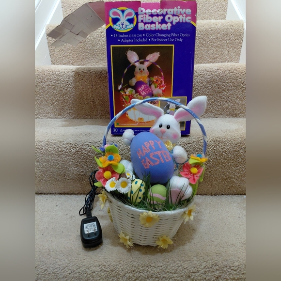Other - Easter Bunny Fiber Optic Basket